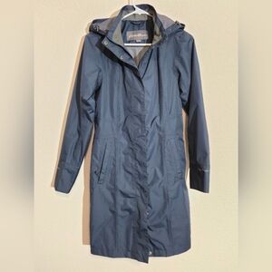 Eddie Bauer Women's Girl On The Go Waterproof Trench Coat Size Small